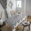 Tablecloth Cotton and Linen Printed Blue and White Porcelain Retro Tablecloth Restaurant Cloth Tablecloth