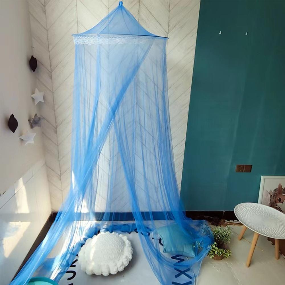 Princess Mosquito Net Bed Canopy Encryption Dome Fly Insect Mesh Repellent Protection Single Entry Bed Decoration for Girls