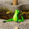 Binnenplaats Yoga Kikker Hars Ornament - Tuinlandschap Decoratie