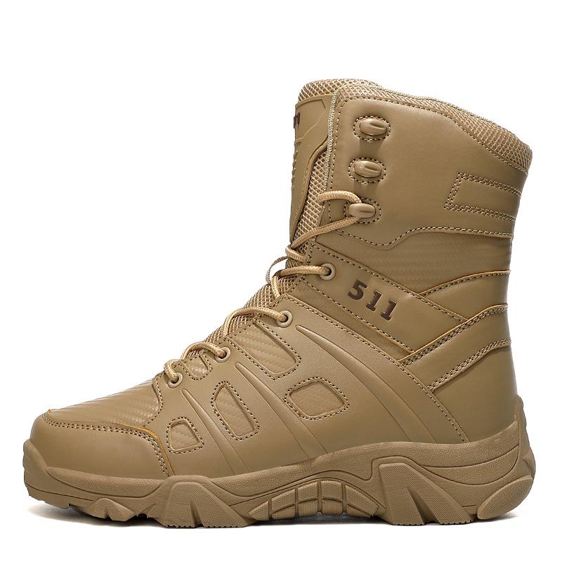 New Outdoor Training Combat Military Boots Camping Mountaineering Medium Tube Lightweight Desert Boots