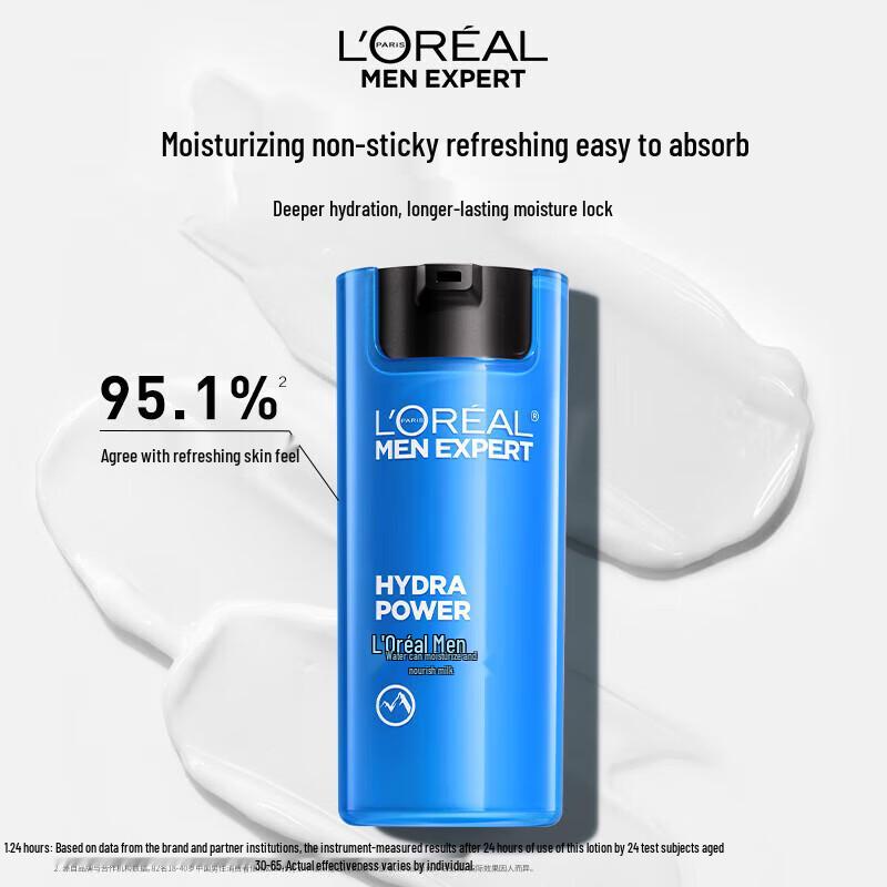 L'Oréal Men Hydra Energetic Lozione Idratante per Pelli Secche