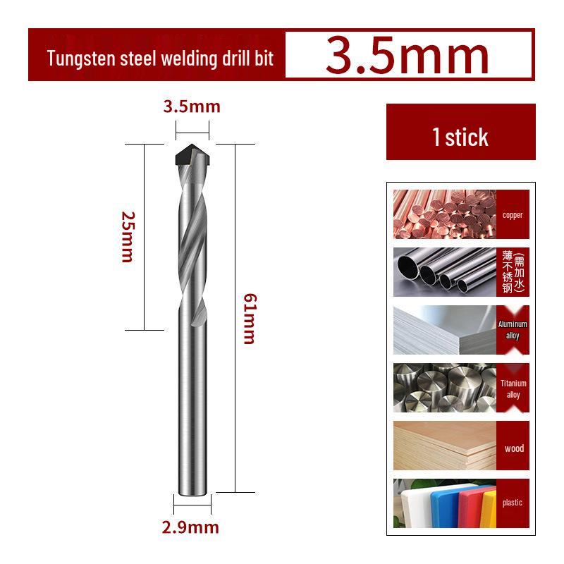 Tungsten Steel High Hardness Alloy Twist Drill Bit Set for Hard Metals