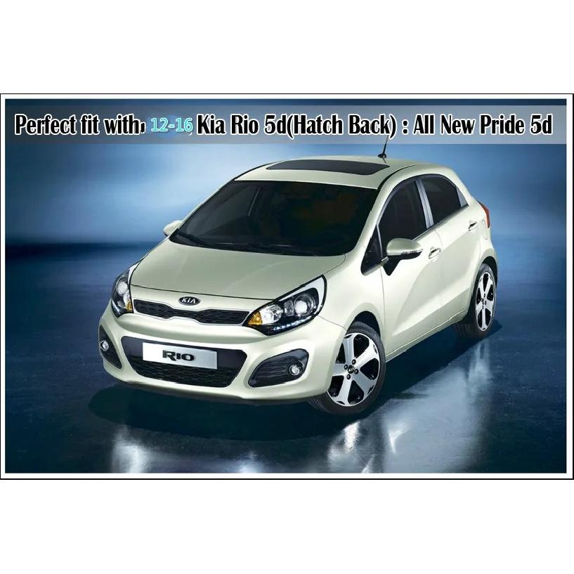 For Kia Rio Rio 5 2012 2013 2014 2015 2016 2017 New Pride New Chrome Car Door Handle Cover Trim Sticker Car Styling Accessories