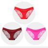 Women's Seamless Underwear Leopard Intimate Women Sexy Lace Black Floral Panties Seamless Panty 3 Pcs/set