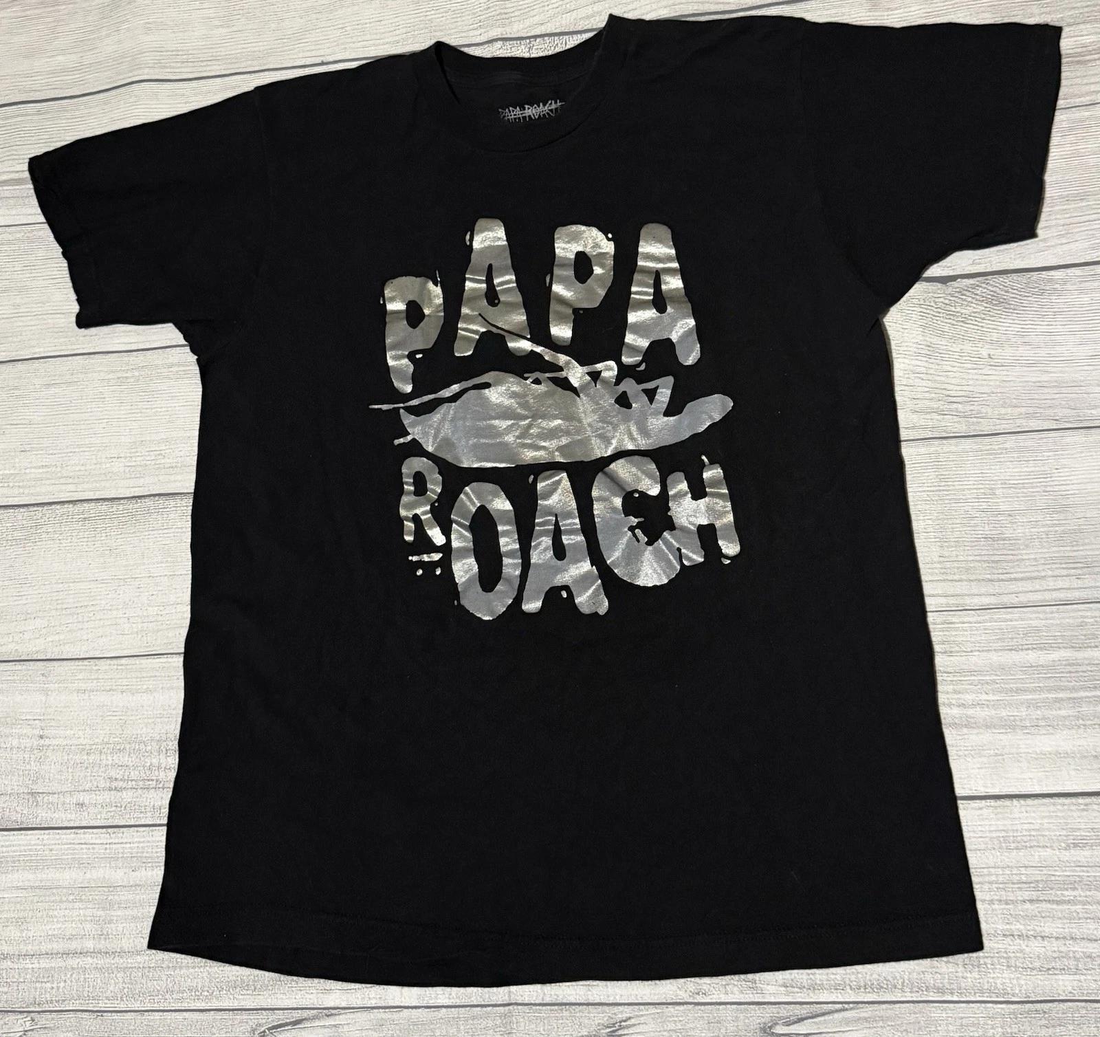 

Papa Roach Graphic T Shirt Size Large Officially Licensed Black Band Rock Music M