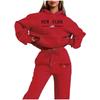 Womens Fleece Lined Tracksuit Hoodie Sweatpants Set Winter Casual Sportswear