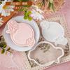 Christmas Fondant Biscuit Mould Xmas English Letter Embossing Stamp Dessert Cake Decoration Acrylic Pastry Cookie Cutter Tools