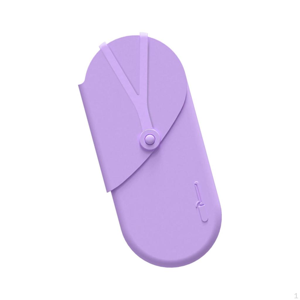 Silicone Heat Resistant Holder Pouch ,2 In 1 ,Heat Mat Hair Tools Bag Straightener
