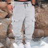 Yousheng Herren Winter Jogginghose Verdickte Cargohose Warme Lässige Baggy Hose Kordelzug Taille Jogger Hose für Arbeit Straße Tägliche Kleidung