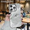 Phone Case: 2D Flat Design Suitable for iPhone 18, 17, 16, 15, 14, 13 Pro Film Protective Case, Couple Style, Long-haired White Cat, Christmas and Hal