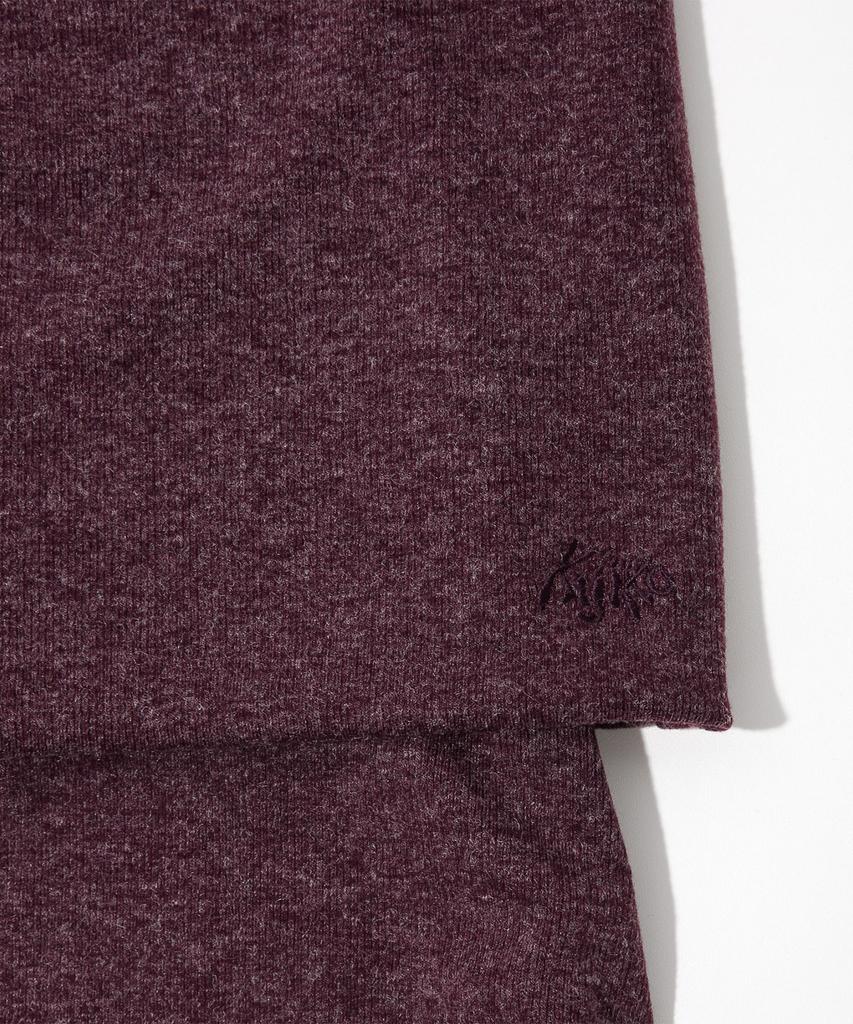KIJIKO Ke609-Shirring Skirt Leggings Burgundy