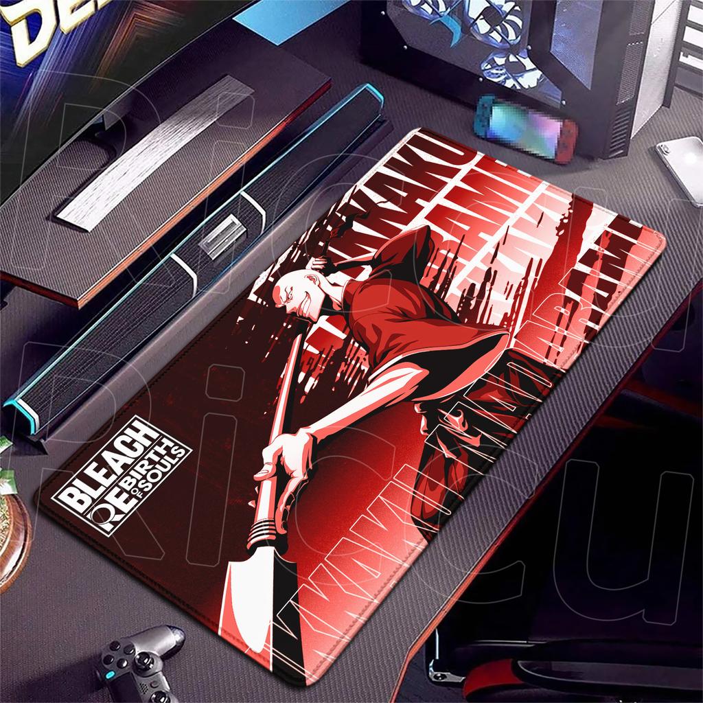 Gaming BLEACH Mauspads XXL Laptops Büro Langlebige Schreibtischmatte 900x400mm Kuchiki Rukia Gamer Schrank Tastatur Teppich Speed Mauspads