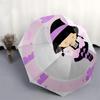 1pc Moon Witch Themed High-quality Umbrella,Automatic Opening and Closing Umbrella,Multi-functional Umbrella G0811188