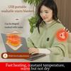 Wearable Shawl Blanket Washable Heating Lap Blanket Household Heating Cloak  for Winter