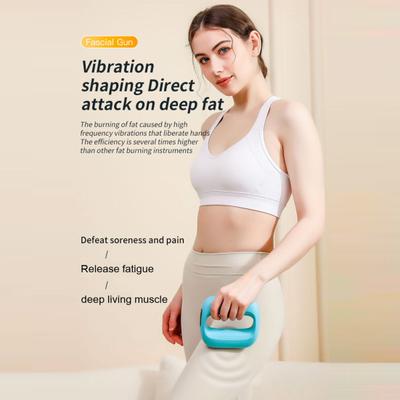 Muscle Massager Ring with LED Display Ergonomic Design Multiple Vibration Modes Portable Fascial Tissue Massage Machine