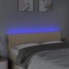 VidaXL LED Headboard Bedroom Furniture Double Bed Accessory Head of Bed Frame Interior Cream 3121853