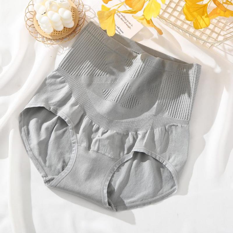 Female Spring and Autumn Sexy Thread Protection Palace Abdominal Girdle Waist Shaping High Waist Triangle Briefs