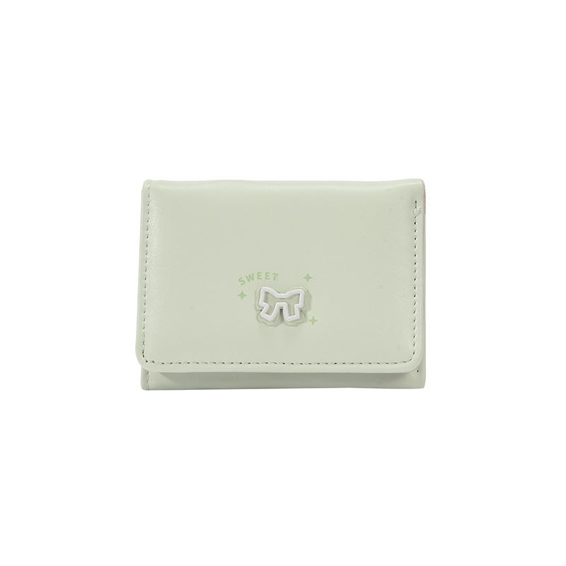2025 New Women's Wallet Women's High-end Short Student Card Bag Ins Wallet Change Bag