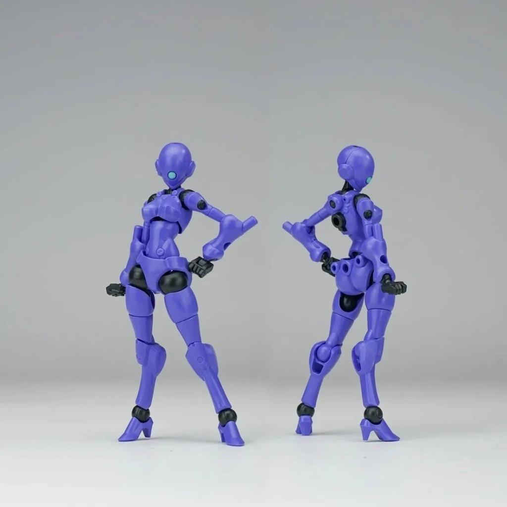 SHEIK MAINLAND 3MIN PROJECT Swift Female Mutant 3.75 inch 1/18 Action Figure Super Movable DIY Assembly Collectible Model Gift