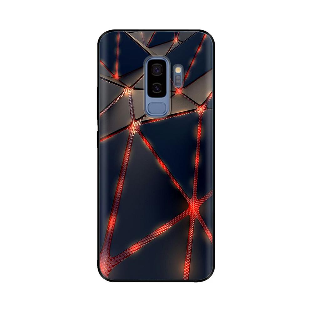 For Samsung Galaxy S9 Case Mobile Phone TPU Silicone Protective Cover for Samsung S9 Plus S9+ S 9 Back Cover Paintted Bumper