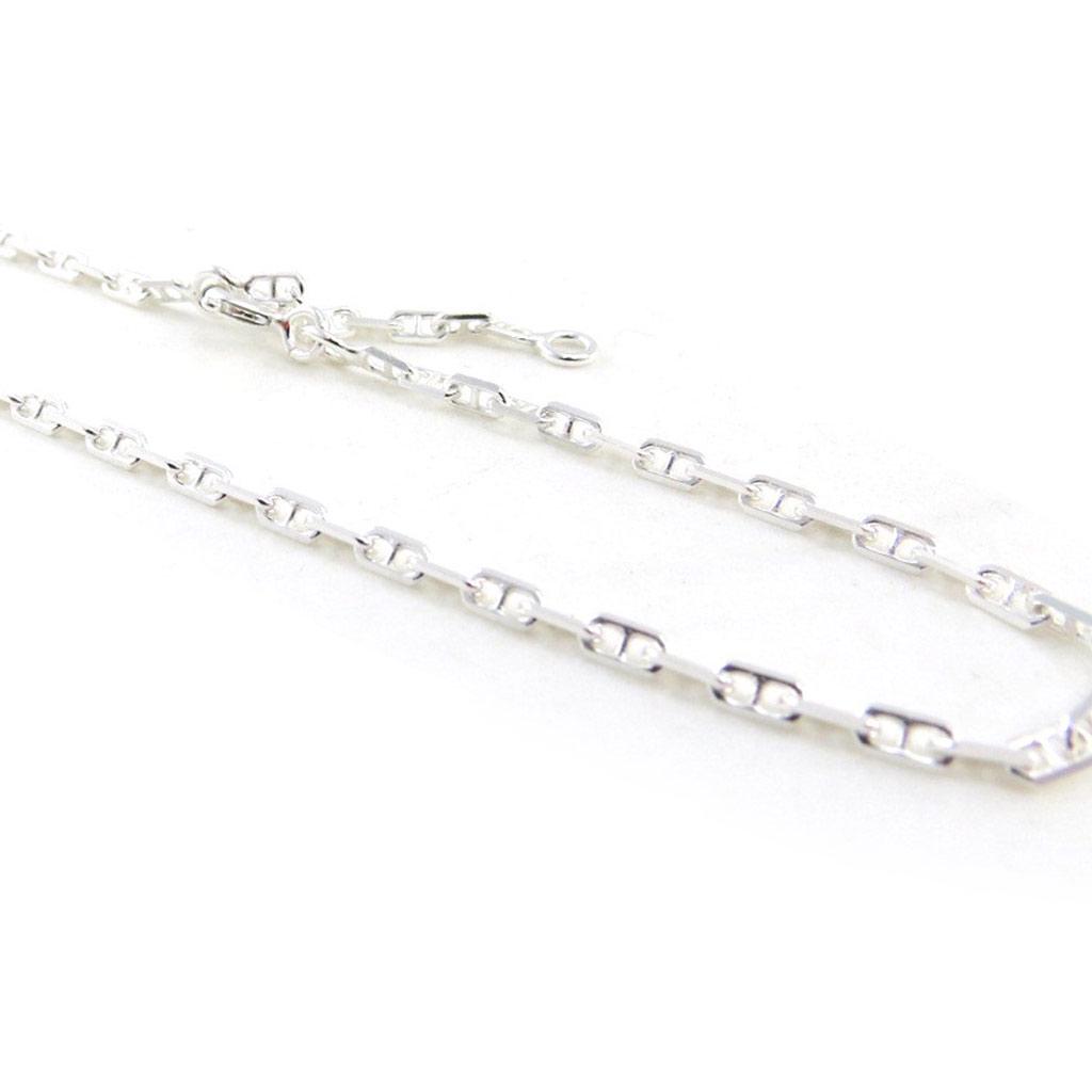 Les Trésors De Lily [J0127] - Stříbrný kotníkový řetízek 'Marine'