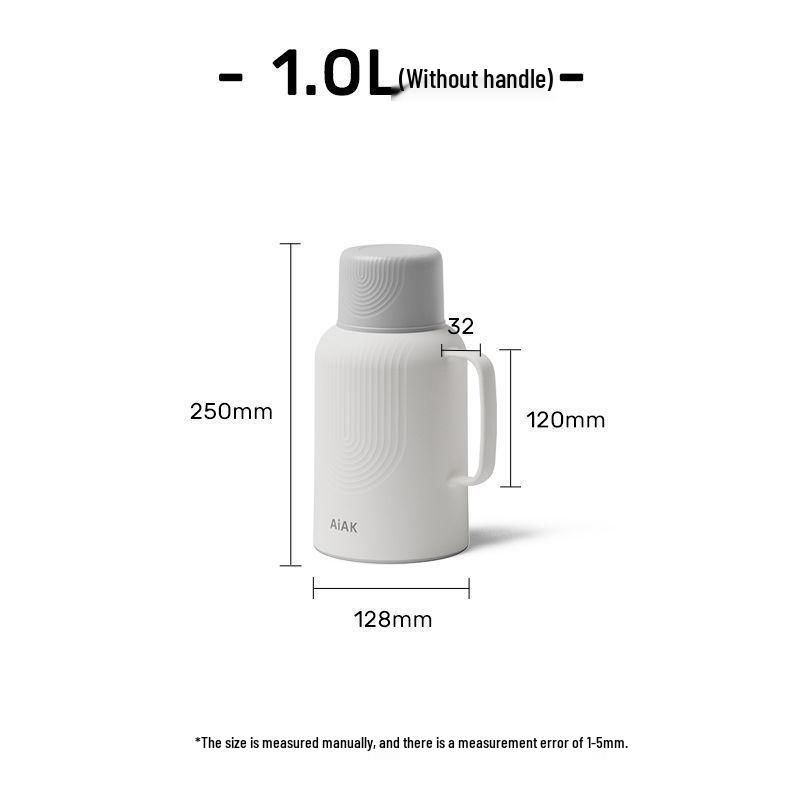 

Eco-friendly Large Capacity Thermos with Glass Liner for Dorm Use