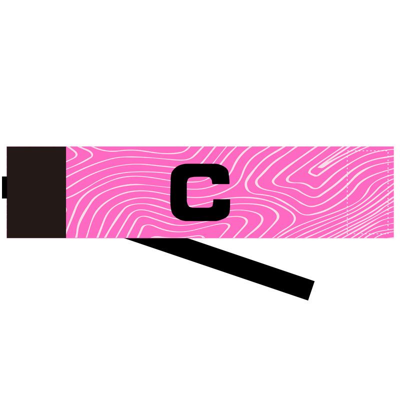 Wow Custom Captain C Armband Velcro Kids' Team Badge for Football Match Training