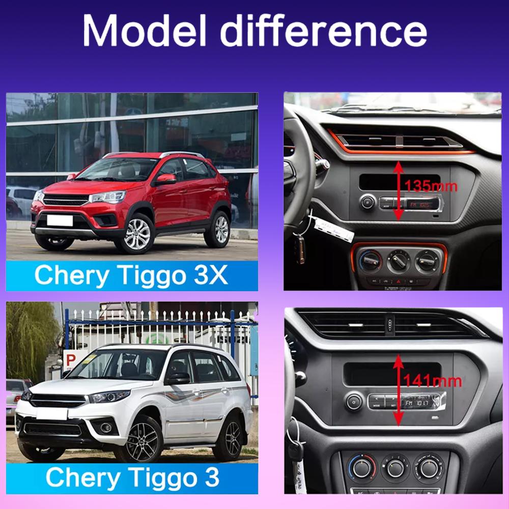 2 DIN Android Carplay Car Radio For Chery Tiggo 3 2016-2018 Multimedia Player Head Unit Stereo GPS Navigation BT WIFI 2+32GB