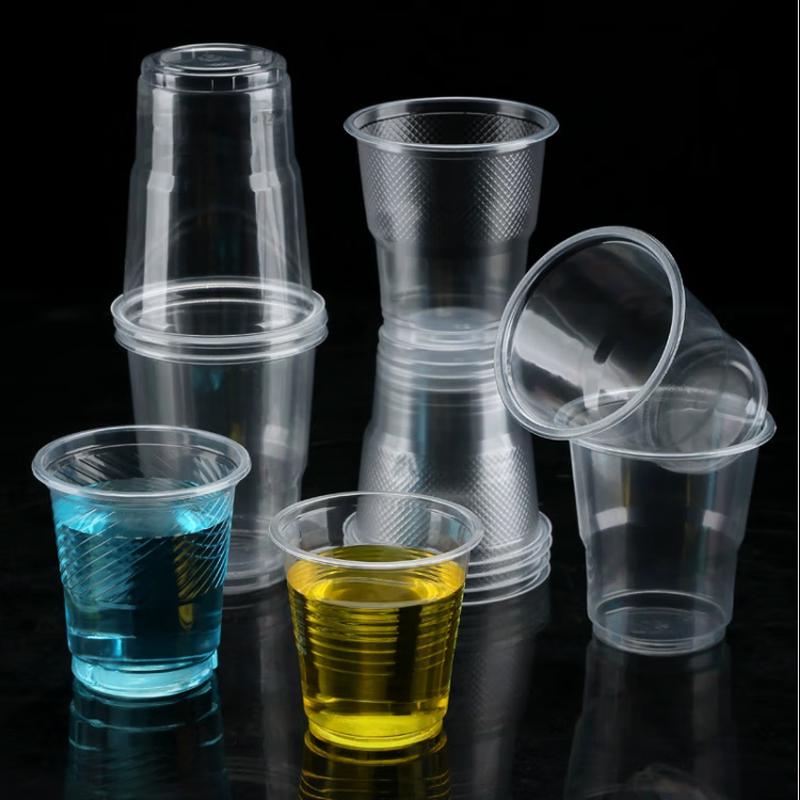 Saikeyou Disposable Clear Plastic Drinking Cups