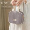 Large Capacity Cross-Border Mesh Cosmetic Handbag: High-End, Multi-Functional Travel Toiletries Organizer for Women