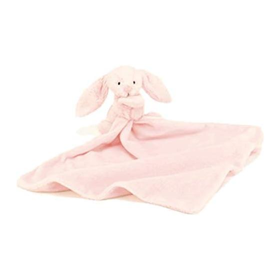 

[Jellycat] Baby Fluffy Mini Blanket with Rabbit Plush Toy 34cm (Pink) [Parallel Import]