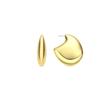 Earrings - LUXENTER - Ziban - Sterling Silver - 18 Carat Gold Plated - Gold-tone