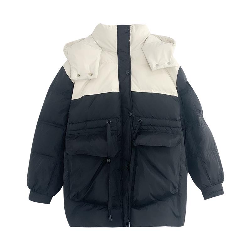 Girls' Hooded Down Jacket - 2023 Winter Coat for Teens, Warm & Thick, Suitable for 13-Year-Olds