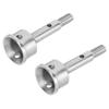 2pcs RC Wheel Axle Steel Drive Shaft Cup Replacement with Pole and Axle Pin for   UDR 1/7 RC Car