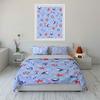 Anchors, starfish, lifebuoys. Bedding sets Duvet cover sets Duvet covers Pillowcases(1 * Duvet Cover 2 * Pillowcases without duvet insert)