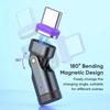 16Pin PD 240W Magnetic USB C Adapter OTG Type C Male to Type C Micro IOS Female Data Converter For Macbook Samsung iPhone Xiaom