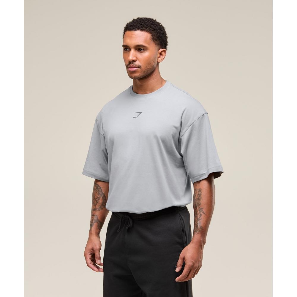 Gymshark Power T shirT Smokey Grey A2c9e Gb7r