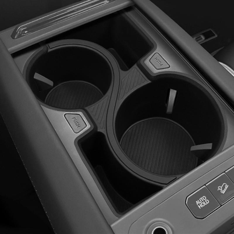 Upgrades Shaking Dampening Car Cup Holder Insert Not Slip Console Storage Tray Organizers For Car EV9 2024 2025 Models