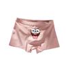 Men's SpongeBob Pure Cotton Cartoon Boxers - Cute Pink Gift for Boyfriend