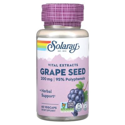 Grape Seed Extract, 200 Mg, 60 Veggie Capsules