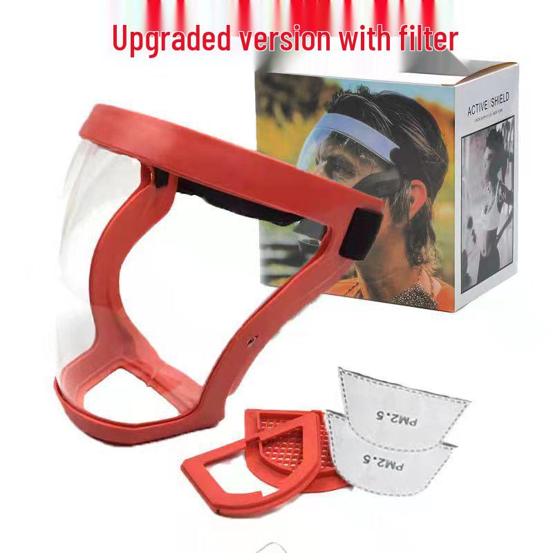 Ультрапрозрачная защитная маска: Пылезащитный, Маслостойкий, Ветрозащитный, Ударопрочный, Защита от запотевания, для сварки и шлифовки