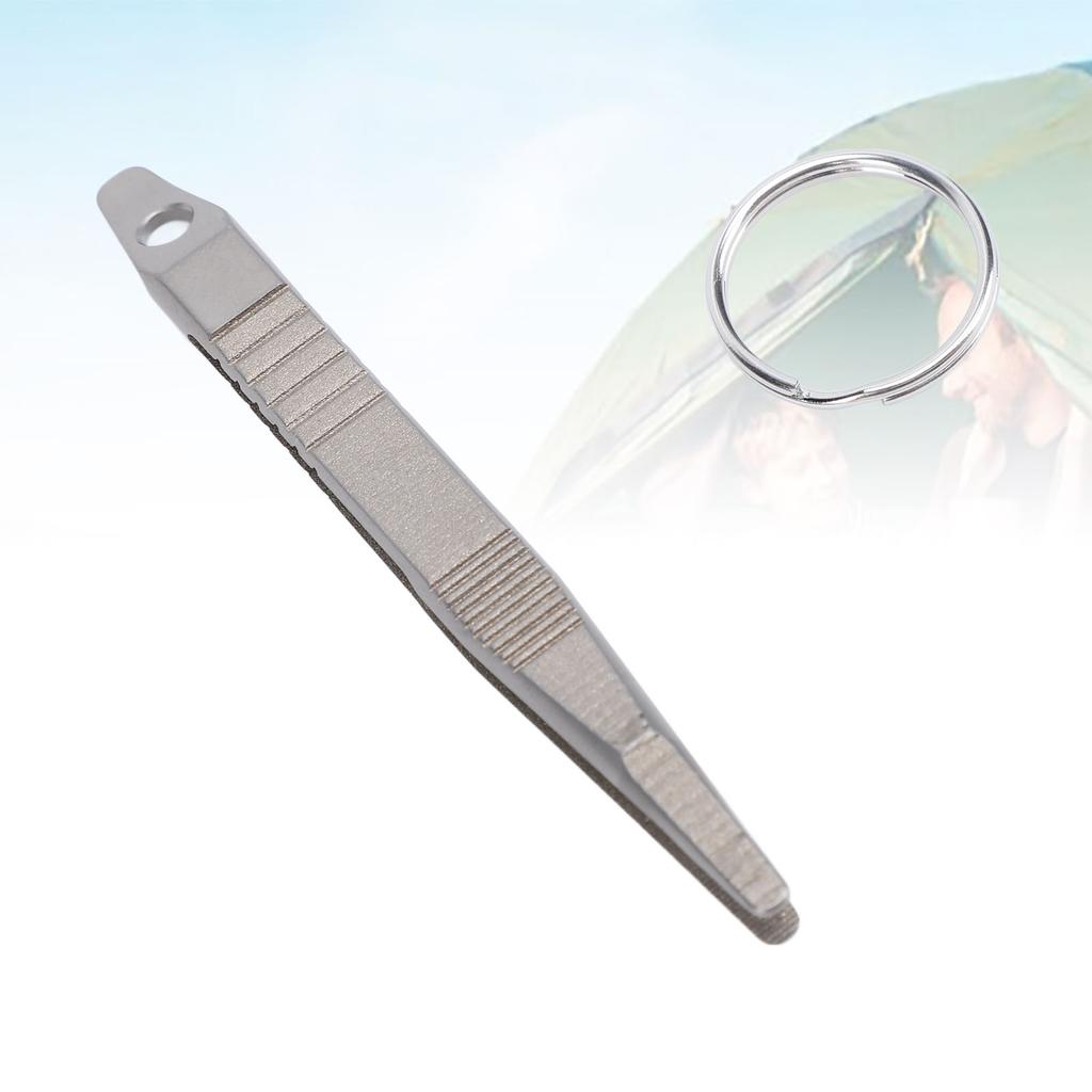 Portable Tweezer EDC Mini Keychain Tweezer Portable TC4 Small Tweezer Outdoor Gadget Mini Tool