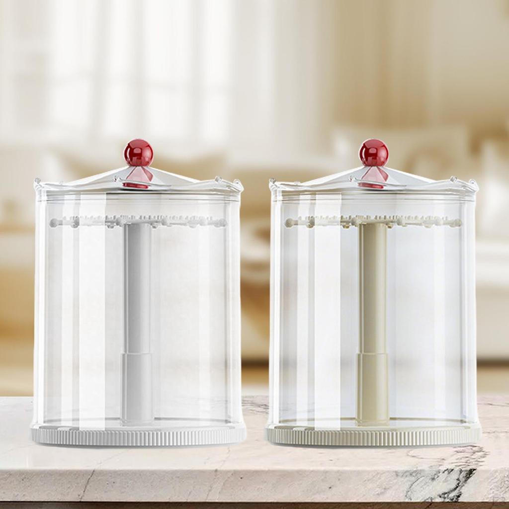 Vitrine für Puppen Box Sammlerstücke Drehbar Spielzeug Theke Rundum Aufbewahrung