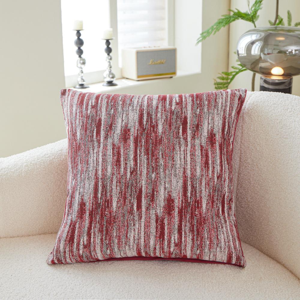 Polyester-cotton Yarn-dyed Jacquard Car Pillow, Business Gift Pillow, Bedside Pillow