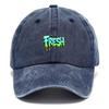 Customize Vintage Washed Cotton Baseball Cap Men Graffiti Fresh Style Street Style Dad Cap Adjustable Hip Hop Urban Street Style Daily Wear Hat