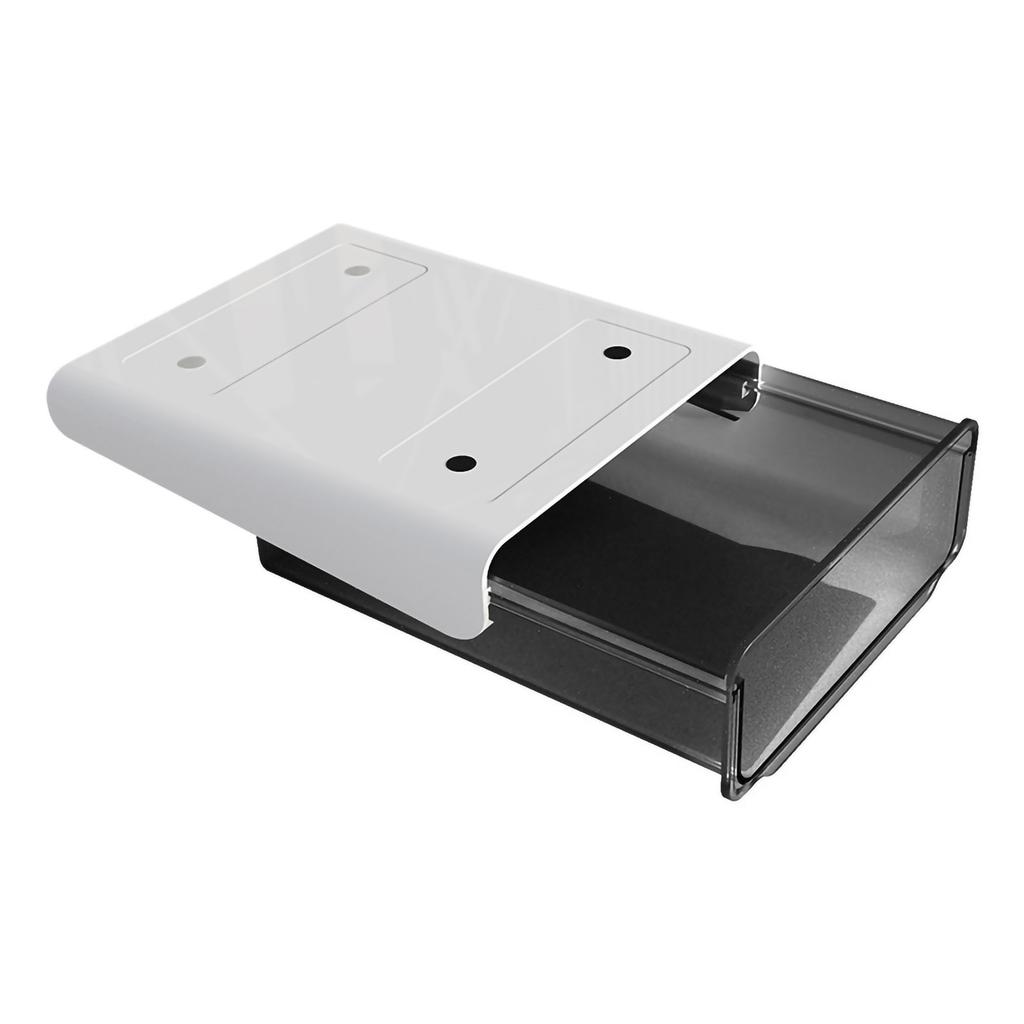 Under Desk Storage Box No Punching Storage ABS PS Small Hidden Drawer For Dormitory