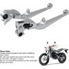 Set of 2 Brake Clutch Lever Fit for Harley-Davidson Electra Glide Ultra Classic FLHTCU 1996-2014 (Silver)