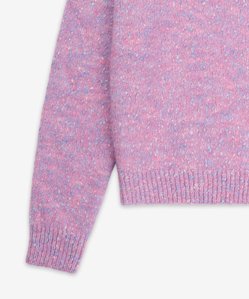 Gani Alpaca Cotton Mix O-Neck Knit - Rose Violet / K2318295