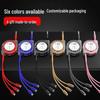 Three-in-One Retractable Fast Charging Cable: Multi-Device Mobile Charging Solution