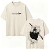 Japan Anime Jujutsu Kaisen Fushiguro Toji Washed T Shirts Men Women Fashion Harajuku Tshirts Cotton Oversized Classic Tshirt